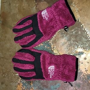 The North Face. Furry gloves. Women's size XS